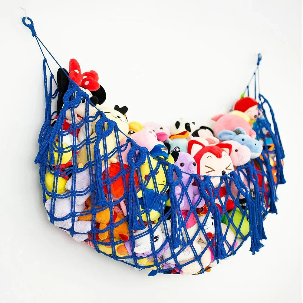 SnapMat NestWeb: Soft Mesh Organizer for Cozy Toy Cleanup
